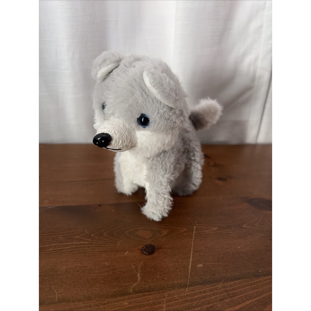 Kid Connection‎ Walking Mini Pet With Barking Sound 7" Gray Husky Dog Wolf Works